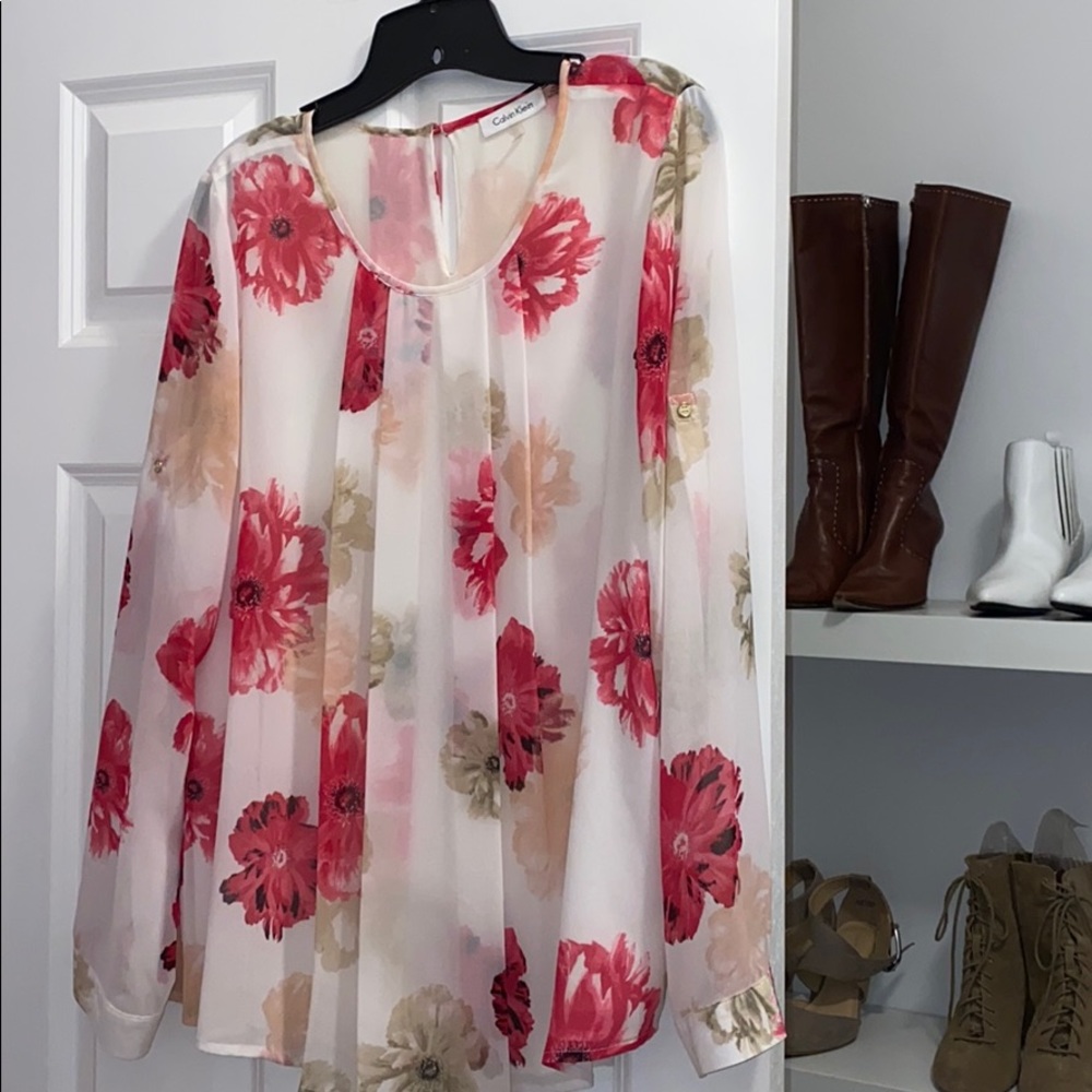 Calvin Klein Floral Blouse